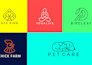 design a minimalist line art logo for your brand in 24 hours